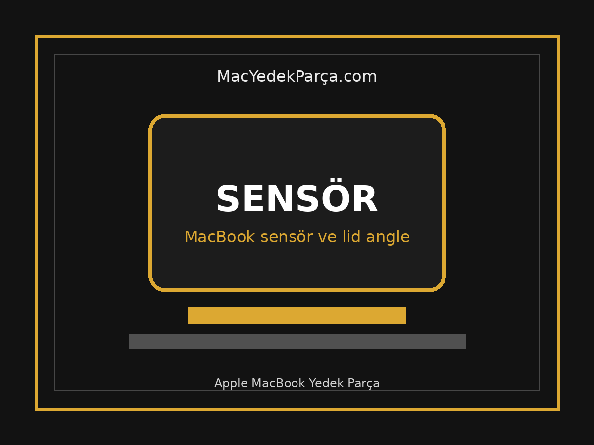 Macbook Pro M3 A2918 Lid Angle Sensör Uyku Kapak Sensörü Programlı